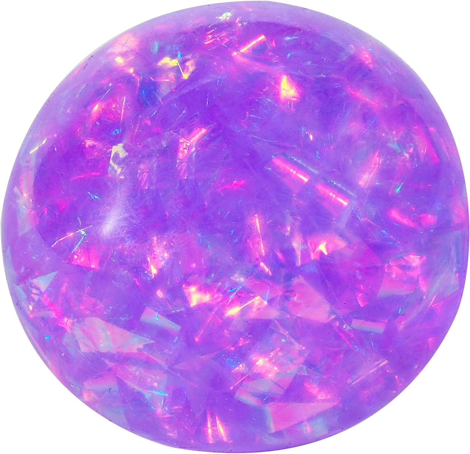 Schylling NeeDoh Crystal - Sensory Squeeze Toy - Shimmering Liquid Filling - 2.25″ Wide - Color May Vary (Pack of 1) - Image 5